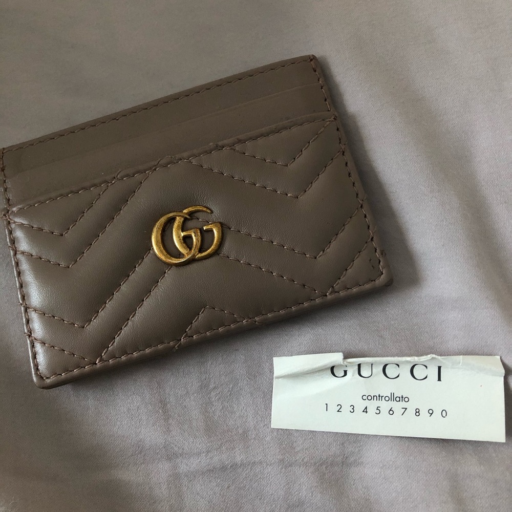 Gucci Marmont Wallet in Porcelain Rose